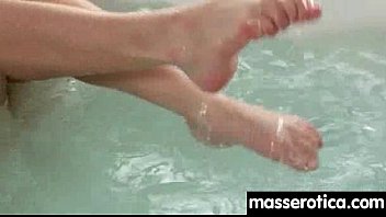 Preview 3 of Babalu Solo - Sensual Oil Massage turns to Hot Lesbian action 13
