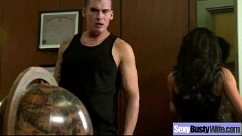 Preview 2 of Big Dick Fucking - (leigh lezley) Big Melon Round Tits Wife In Hardcore Sex Scene video-21