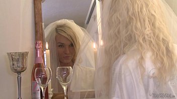 Preview 1 of Sunny Leon New Xxx Video 2017 - Nick Capra fucks the bride TS Aubrey Kate