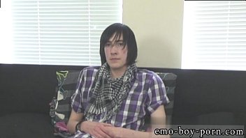 Preview 1 of Normal Xix Video Daundlood - Naked emo boys gif gay Adorable emo man Andy is fresh to porn but he