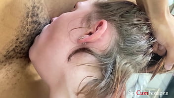 Preview 2 of B Ui Xccc - 5.2 BBC! She loves big black cock! She is great at deep throat!