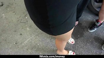 Preview 2 of Loud Mouns - Sexy natural chick trades cash for some rough sex 13