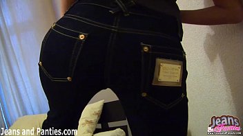 Preview 1 of First Butt Inna - Watch my shake my 18yo ass in skinny jeans