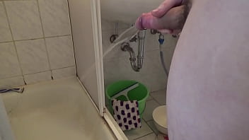 Preview 2 of African Solejob - Piss in Shower