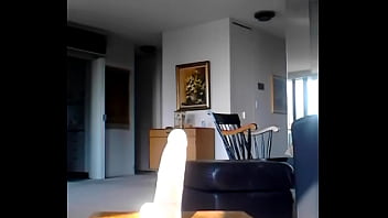 Preview 1 of Black Hidden Masturbating - Joey d apt anal dildo table butt