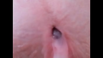 Preview 1 of Shedidnt Know - Close-up video of my cum slowly oozing out of my cock