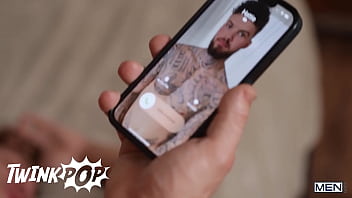 Preview 1 of Swap 69 Com - Chris Cool Pushes Hatler Gurius On A Motor Toy,  Then Sits On His Dick As He Sucks Paul Canon - TWINKPOP