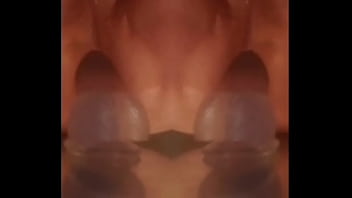 Preview 4 of Lithotomy Position - Anus Fuck POV Wall Mirror Look Up Anal 20240625 0541 0538 Mirror 8inch Dildo &amp_ 8inchKNOT&amp_8inCk