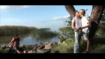 Preview 1 of Ashaa - Threesome in woods by the lake more at-www.gayclub69.net
