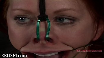 Preview 2 of Braziers School Xxx - Fastened up tits with toy pleasuring