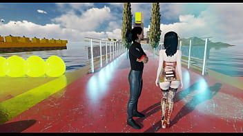 Preview 1 of Botwap Anak Kecil Vs Momi - Eternal Dark with models virtual ,  Metalion and LaraDE