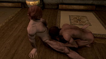 Preview 2 of Wao Girls Xxx - Skyrim: Sucking cock after a long day at work