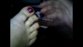 Preview 1 of Ritika Patel Sex Video - cum on redtoenail wife feet