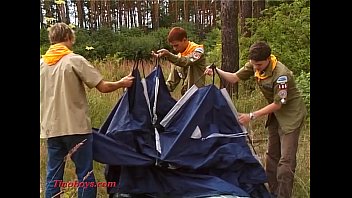 Preview 2 of Awek Diremas - young threesome boys in public