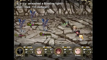 Preview 1 of Asisn Sex Diart - Explorando as cavernas com um grupo de mulheres de peitos grandes - Big-Breasted Adventurer Cuckold Harem RPG - Parte 3