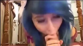 Preview 2 of Miss Lily Sin - CHICA HERMOSA OTAKU CHUPANDO POLLA
