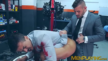 Preview 3 of Yoga Paints Rip - Handsome hunk Jonathan Miranda deepthroats rock hard cock