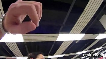 Preview 4 of Brothers And Sister Danejones - Beautiful czech kitten gets teased in the mall and drilled in pov