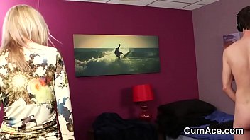 Preview 1 of Kaira Mia Big - Naughty doll gets cumshot on her face sucking all the jizz