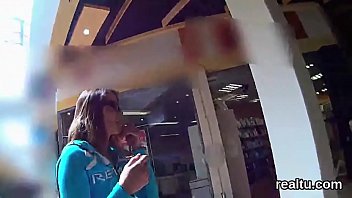 Preview 1 of Kannada Sex Siri Lovers - Attractive czech cutie gets tempted in the mall and rode in pov