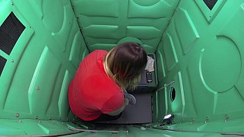 Preview 3 of Www Xnxxx Normal Video - Porta Gloryhole BBW sucks cock in public