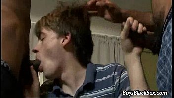 Preview 1 of Mom Gets Married - Blacks On Boys - Black Dude Fuck Gay White Twink 12