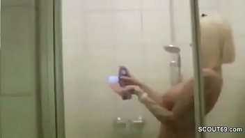 Preview 1 of Myanmarland - German Big Tit step Mom Caught Friend of Son and Fuck in Shower