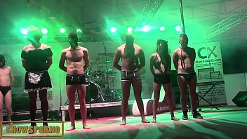 Preview 1 of Mature Lesbian Gyno - Master Fatty and slaves BDSM show on stage