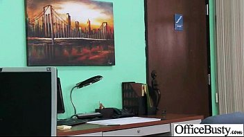 Preview 2 of Sane Loyn - Horny Busty Girl (madison scott) Fucks Hardcore In Office clip-28