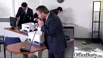 Preview 1 of Pornmomschuby - Horny Busty Girl (corinna blake) Fucks Hardcore In Office clip-15
