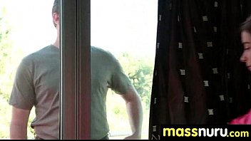 Preview 1 of Milf Pussy Hard - Nuru Massage Ends with a Hot Shower Fuck 12