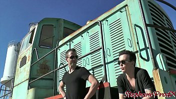 Preview 1 of Bi Sexwife Humilation - Teaser Audrey baisee en trio dans le martyrobus