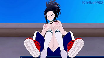 Preview 4 of Data Nay - Himiko Toga and Momo Yaoyorozu and Izuku Midoriya intense sex. - My Hero Academia Hentai