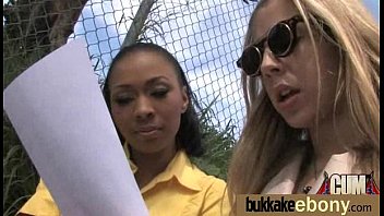 Preview 1 of Nuru Sex Mom Videos - DP group sex action with hot ebony slut 8