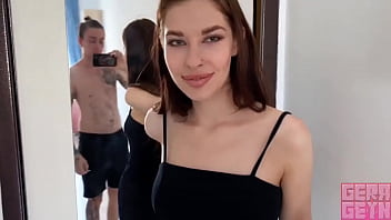 Preview 1 of 16 Galrs - Gerageyn - He invited a girl to fuck,  but his friend&#039_s wife came and took a huge cock in her mouth