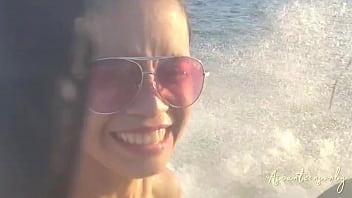 Preview 1 of Pakistani School Fuck - Proper cumshot into pussy after having fun with jet sky and beach