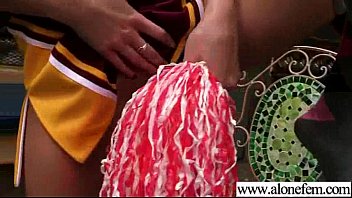 Preview 4 of Mulatas Do Brazil - Cute Alone Girl (jenna rose) Masturbates With Sex Dildos Toys clip-11