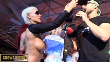 Preview 4 of Somali Sexsi - Spanish pornstars orgy on stage