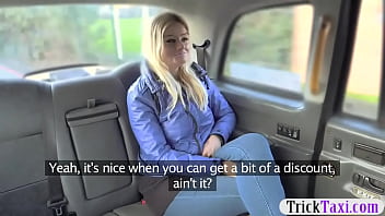 Preview 1 of Sexc Bf Hd - Pretty amateur blond passenger gets fucked in the cab