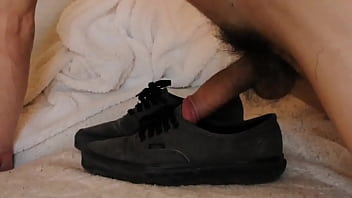 Preview 1 of Cam4 Party Tube - Fuck and cum my Girlfriend Vans Sneakers