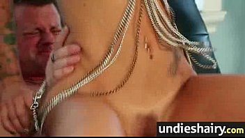 Preview 2 of Mira Faeks - hairy twat hot teen filled with cum 18