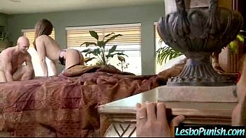Preview 2 of Fulhot Dogsixse - Lez Girl (dani&amp_elexis) And Mean Girl In Punish Sex Tape clip-16