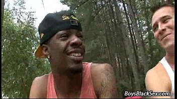 Preview 3 of Silly Cute Teen - Blacks On Boys - Interracial Hardcore Gay Porn Movie 24
