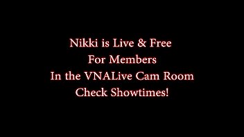 Preview 1 of Y3df Sabotage - Nikki Benz Cums Watching Abella &amp_ Ana