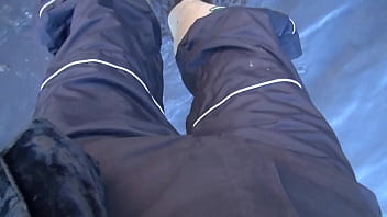 Preview 3 of Soiled Worn Panties - neowellies in icewater