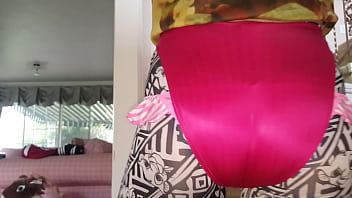 Preview 2 of Natural Marathi House Ass - Sext Victoria Secret pink panties