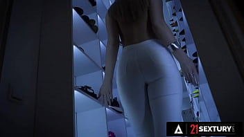 Preview 1 of Sunny Leaon Sexy Video Download - 21 SEXTURY - Stunning Redhead Kaisa Nord Gets Her Tight Ass Fucked By A Foot Worshiper