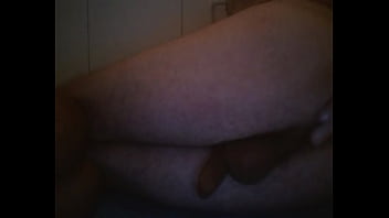 Preview 2 of 90 Lb Teen Big Cock - fat butt 18 year old teen fingering asshole