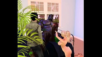 Preview 4 of My Videochat Rus 3 - cuckold white couple accepts huge black bull clinton mcdonald as their new master