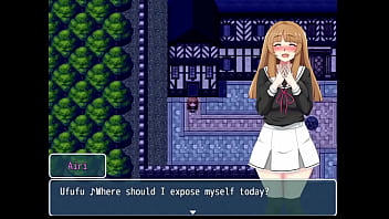 Preview 1 of Dad Mom Pregnant And Son - Hentai game. Beautiful blonde girl exposes herself on the street to fuck any man.